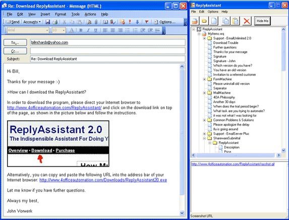 ReplyAssistant Screenshot